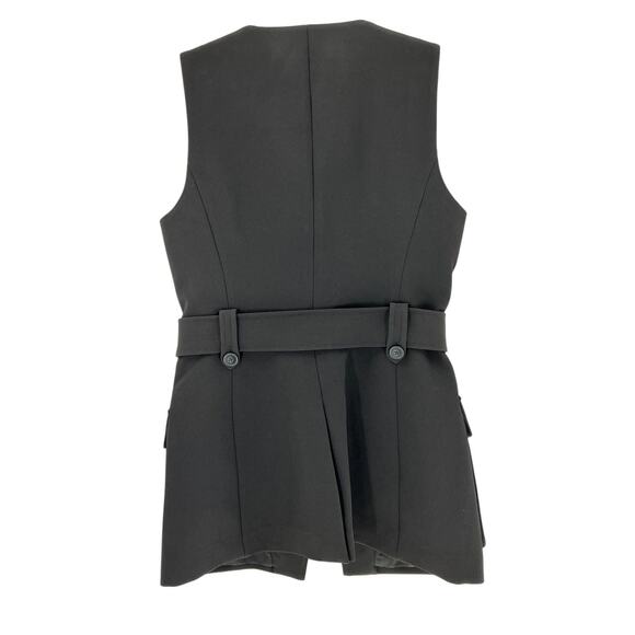 Veronica Beard 'Becker' Black Polyester Vest Size 2 - Picture 3 of 4